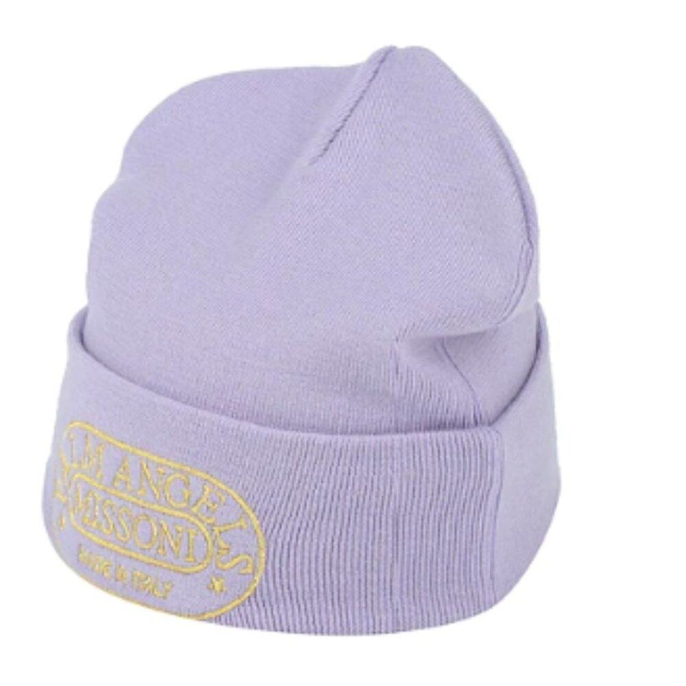 Palm Angels  x  Missoni embroidered Wool Beanie Lilac